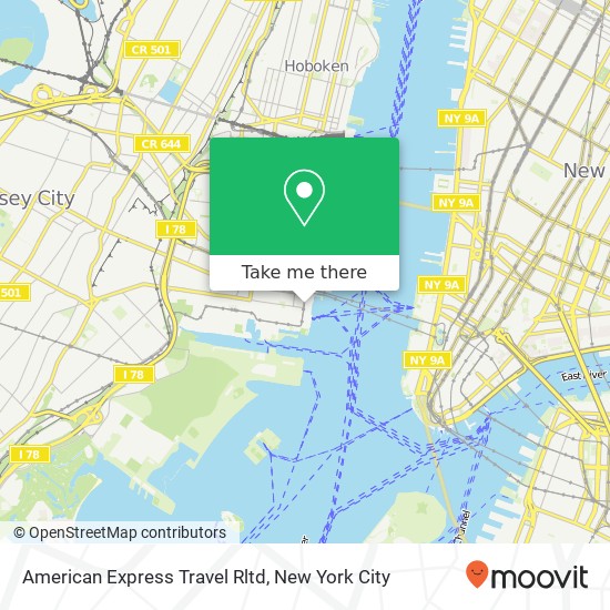 American Express Travel Rltd map