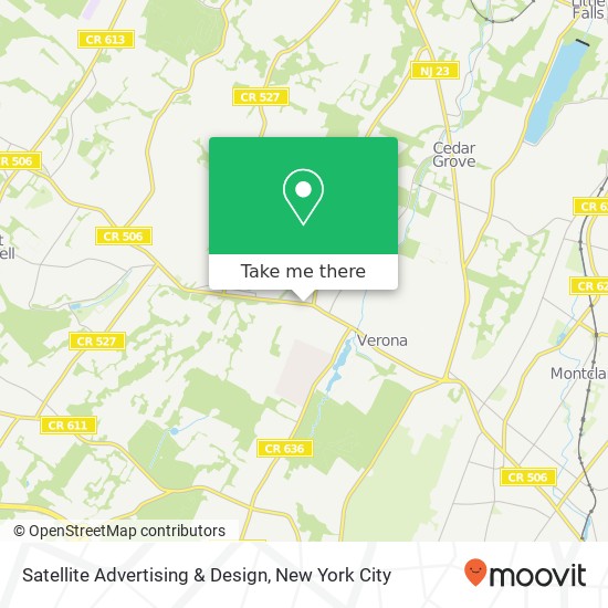 Mapa de Satellite Advertising & Design