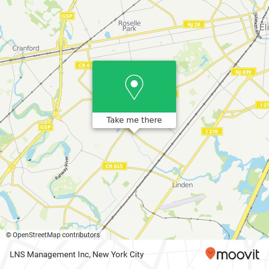 Mapa de LNS Management Inc