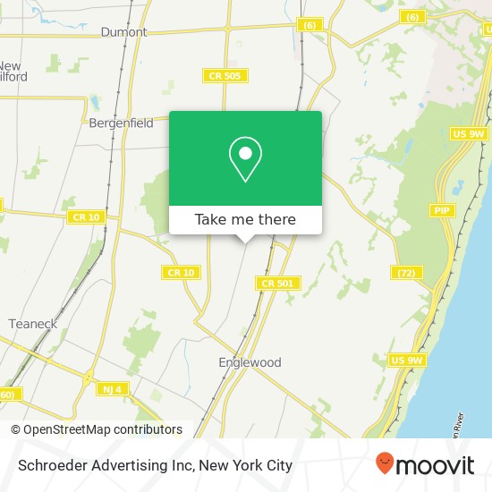 Schroeder Advertising Inc map