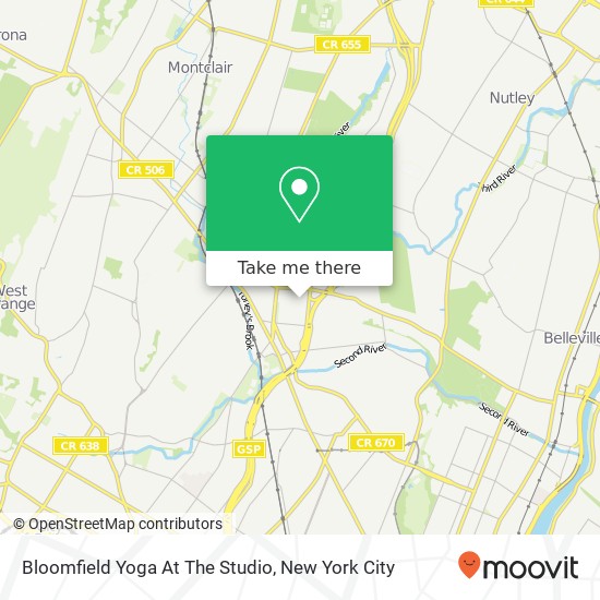 Bloomfield Yoga At The Studio map