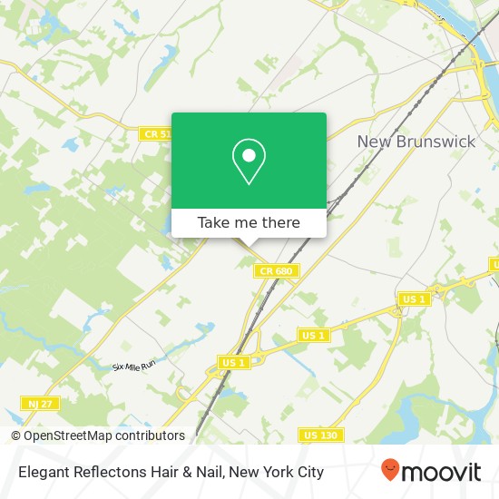 Mapa de Elegant Reflectons Hair & Nail