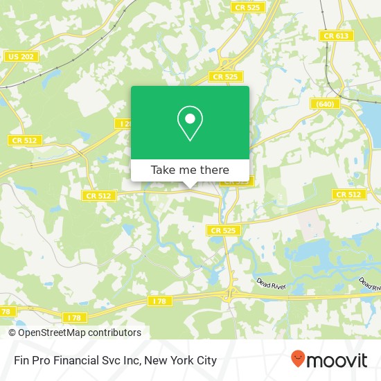 Mapa de Fin Pro Financial Svc Inc