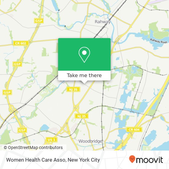 Women Health Care Asso map