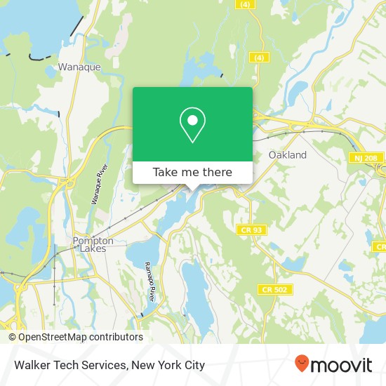 Mapa de Walker Tech Services