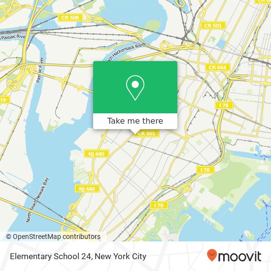 Mapa de Elementary School 24