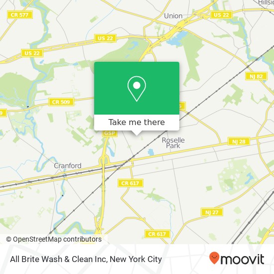 Mapa de All Brite Wash & Clean Inc