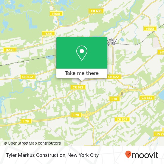 Tyler Markus Construction map