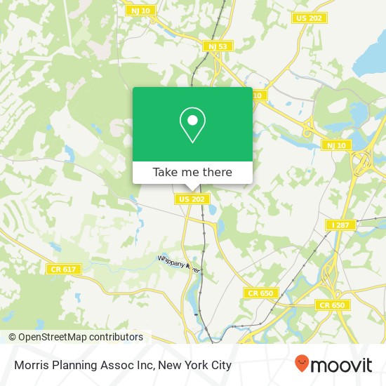 Mapa de Morris Planning Assoc Inc