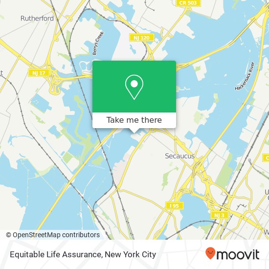 Equitable Life Assurance map