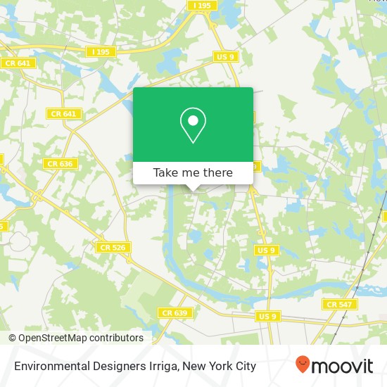 Mapa de Environmental Designers Irriga