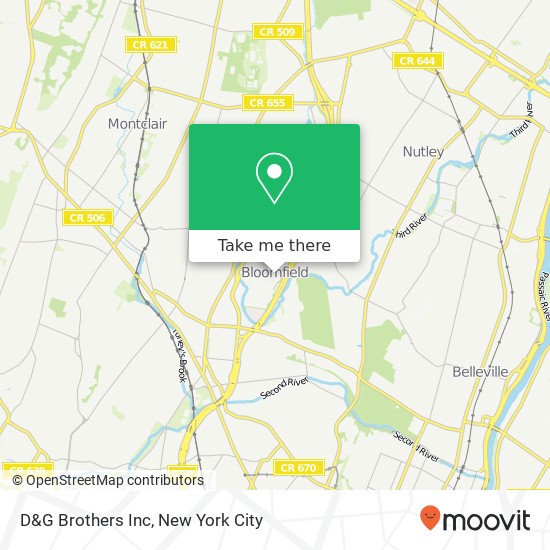 Mapa de D&G Brothers Inc