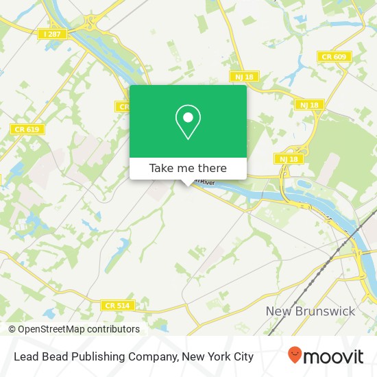 Mapa de Lead Bead Publishing Company