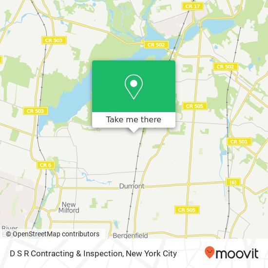 D S R Contracting & Inspection map