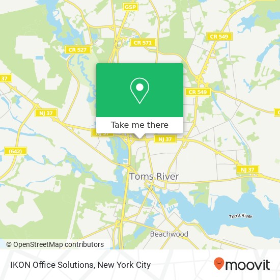 IKON Office Solutions map