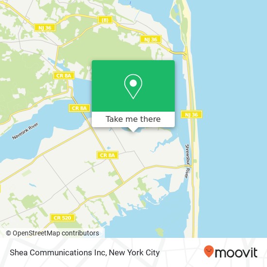 Mapa de Shea Communications Inc