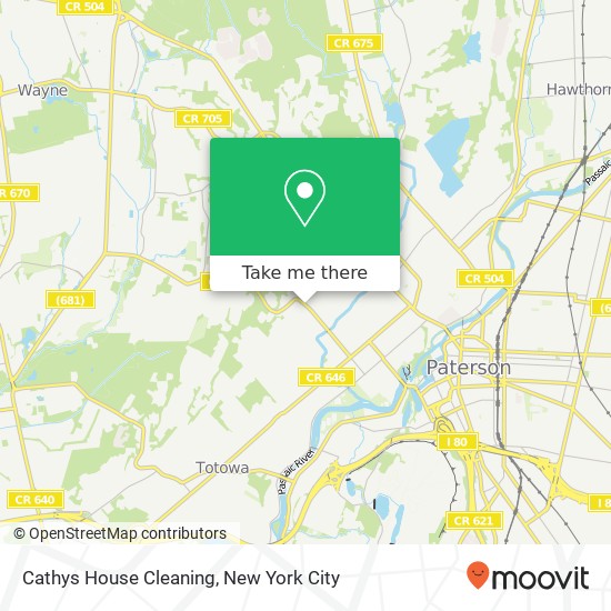 Cathys House Cleaning map