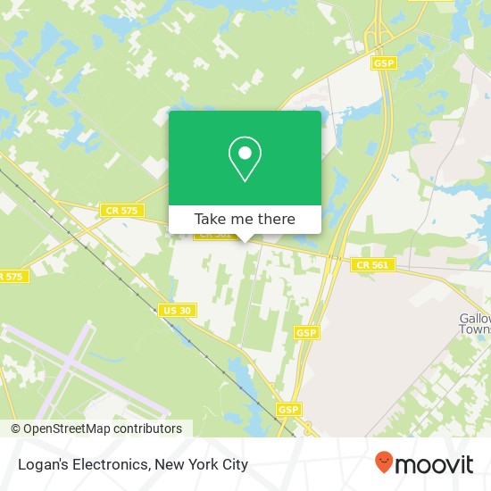 Logan's Electronics map