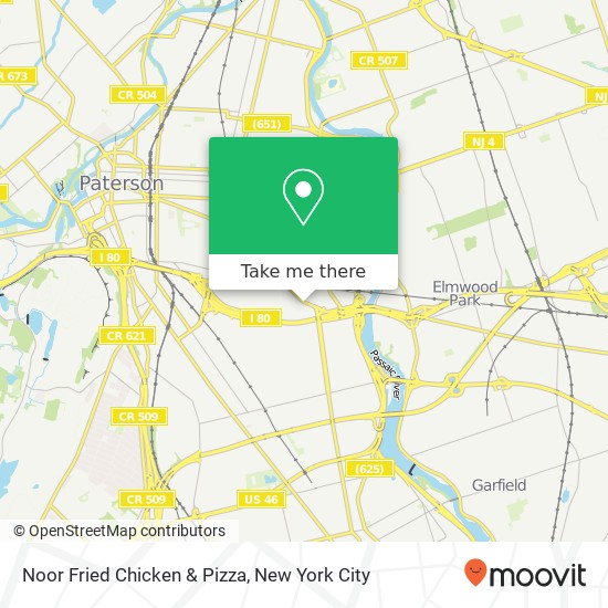 Mapa de Noor Fried Chicken & Pizza