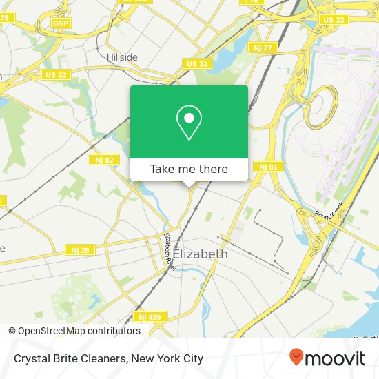 Crystal Brite Cleaners map