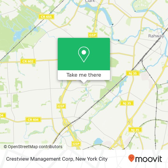 Crestview Management Corp map