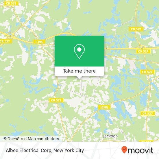 Albee Electrical Corp map