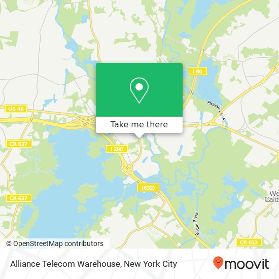 Alliance Telecom Warehouse map