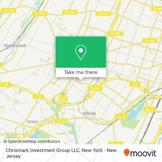 Mapa de Chrismark Investment Group LLC