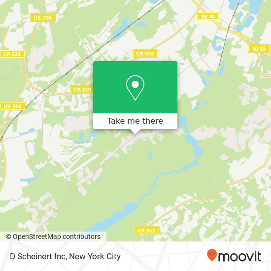 D Scheinert Inc map