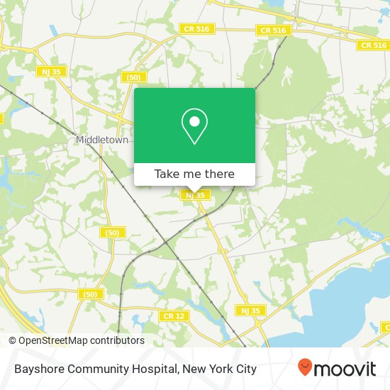 Bayshore Community Hospital map