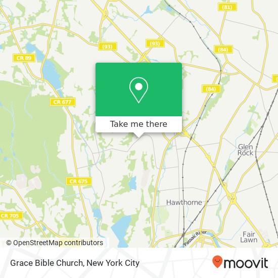 Grace Bible Church map