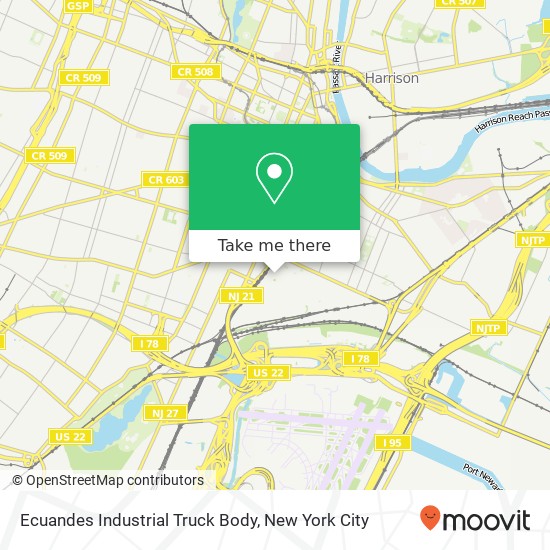 Mapa de Ecuandes Industrial Truck Body