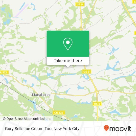 Gary Sells Ice Cream Too map