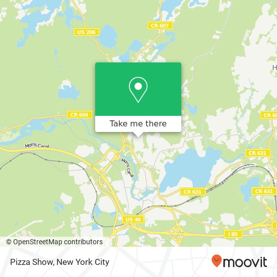 Pizza Show map