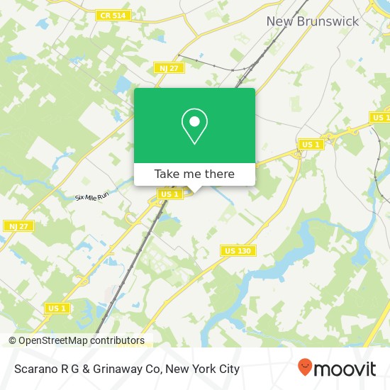 Mapa de Scarano R G & Grinaway Co