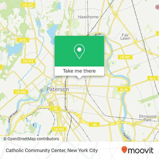 Catholic Community Center map