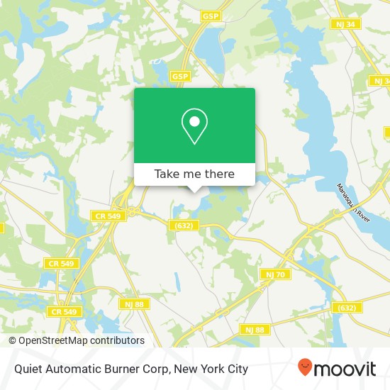 Mapa de Quiet Automatic Burner Corp