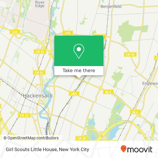 Mapa de Girl Scouts Little House