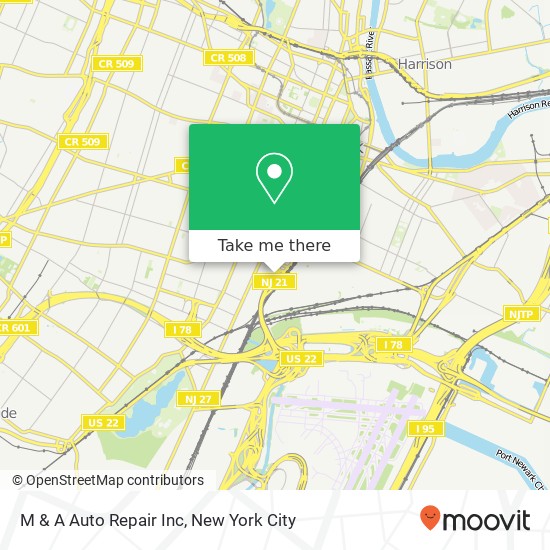 Mapa de M & A Auto Repair Inc
