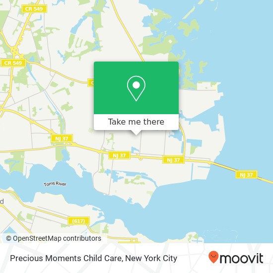 Precious Moments Child Care map