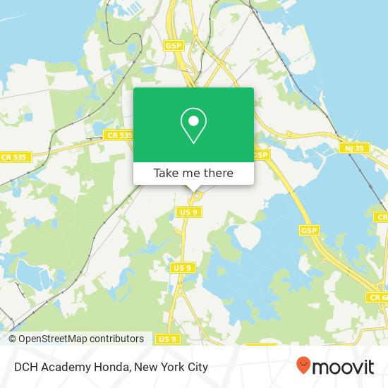 DCH Academy Honda map