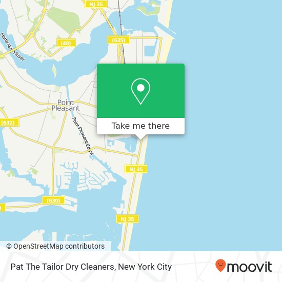 Pat The Tailor Dry Cleaners map