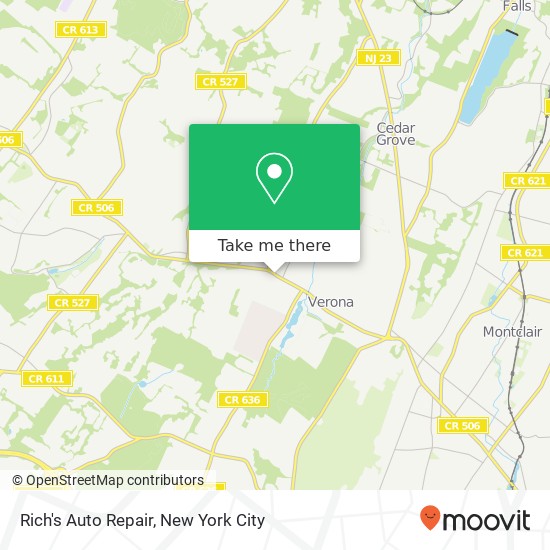 Rich's Auto Repair map