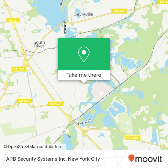 APB Security Systems Inc map