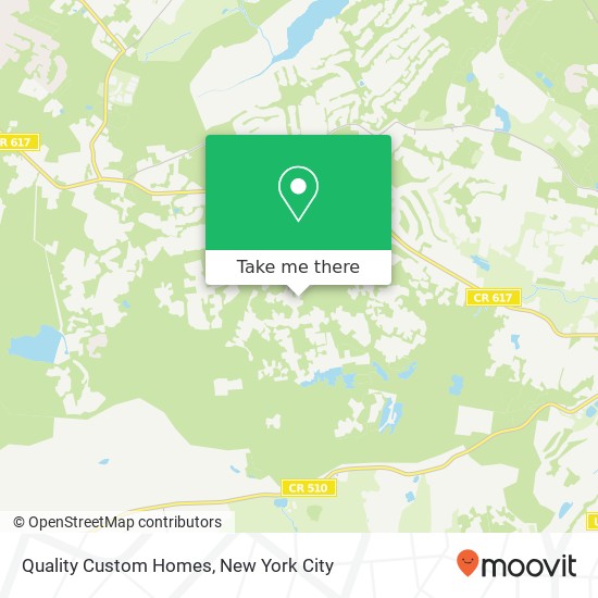 Quality Custom Homes map