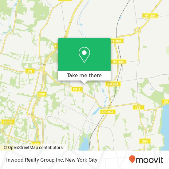 Inwood Realty Group Inc map