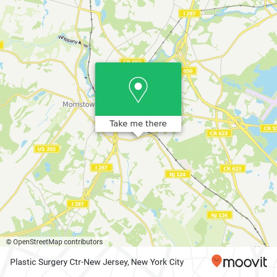 Mapa de Plastic Surgery Ctr-New Jersey