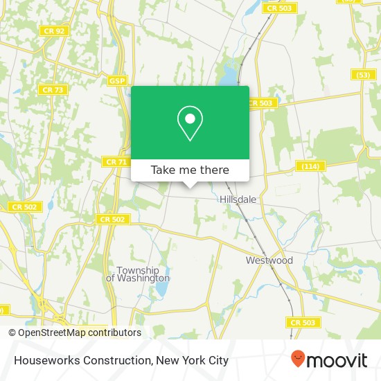 Houseworks Construction map