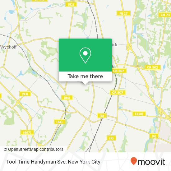 Mapa de Tool Time Handyman Svc