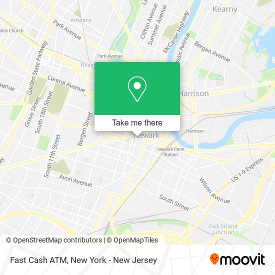 Fast Cash ATM map